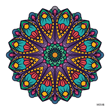 Slnečná nalepovacia mandala - M054 - Priemer: 24 cm