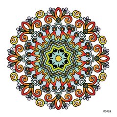 Slnečná nalepovacia mandala - M046
