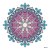 Slnečná nalepovacia mandala - M023