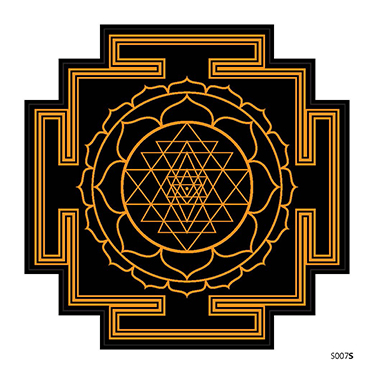 Slnečný nalepovací symbol - S007