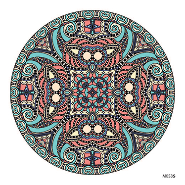 Slnečná nalepovacia mandala - M053 - Priemer: 12 cm