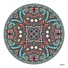 Slnečná nalepovacia mandala - M053