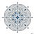 Slnečná nalepovacia mandala - M021