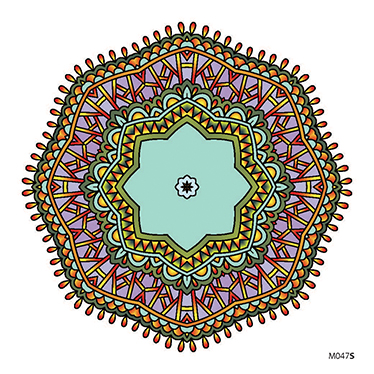 Slnečná nalepovacia mandala - M047 - Priemer: 12 cm Slnečná nalepovacia mandala - M047 - Priemer: 12 cm