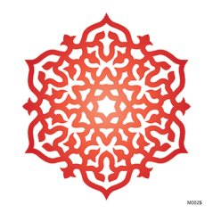Slnečná nalepovacia mandala - M002