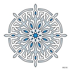 Slnečná nalepovacia mandala - M021