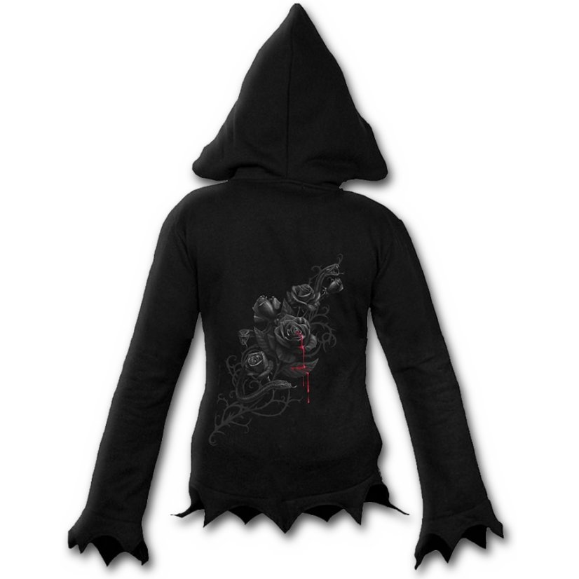 Mikina BLACK ROSE DEW