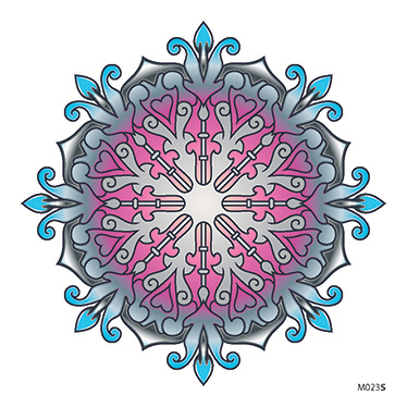 Slnečná nalepovacia mandala - M023 - Priemer: 17 cm