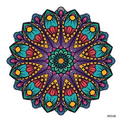 Slnečná nalepovacia mandala - M054