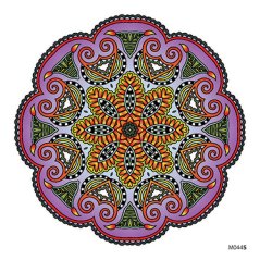 Slnečná nalepovacia mandala - M044